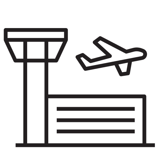 Aviation and airports icon
